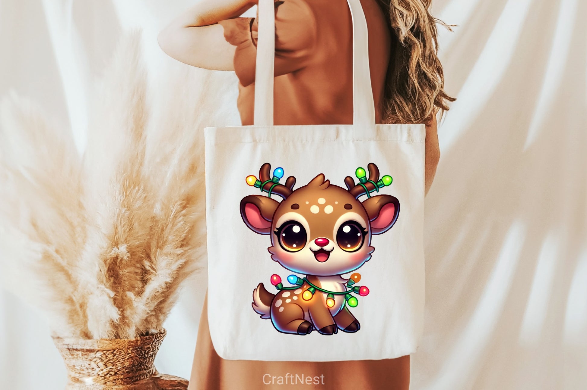 Christmas Reindeer Clipart Bundle 4 - CraftNest - Digital Crafting and Art