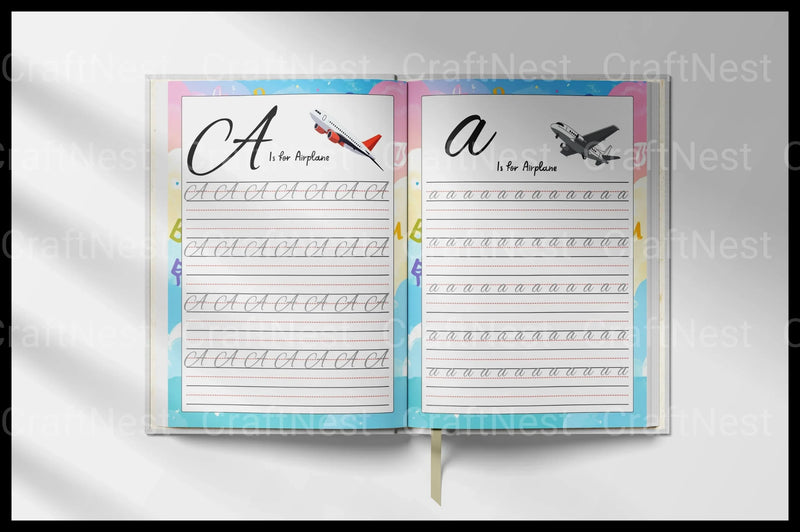 Cursive Handwriting Practice for Kids - CraftNest - Digital Crafting and Art