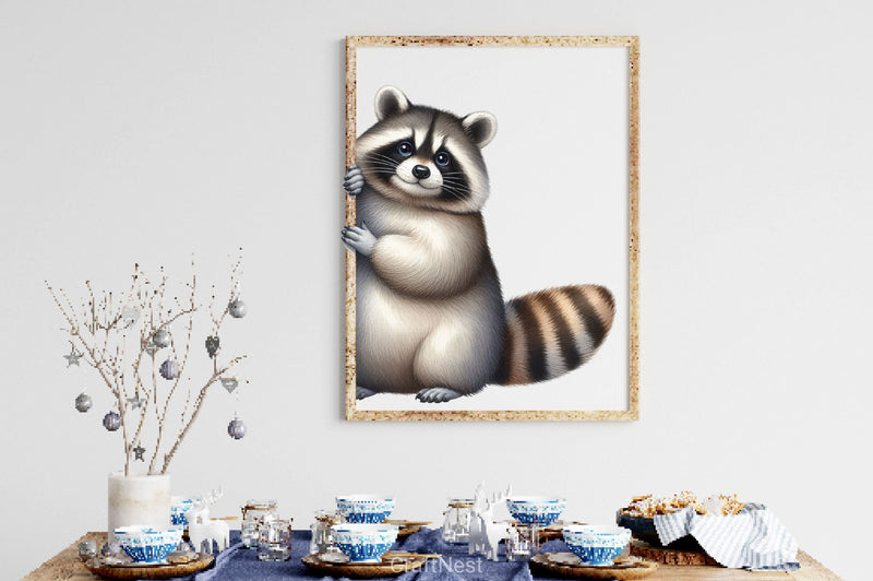 Chubby Animals Peeking Clipart Bundle - CraftNest - Digital Crafting and Art