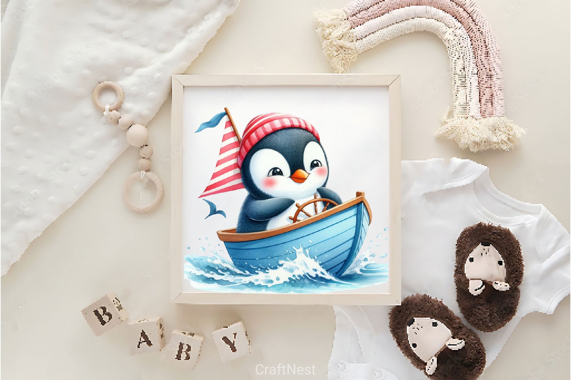 Funny Penguin In Pool Party Clipart Bundle 2 - CraftNest - Digital Crafting and Art