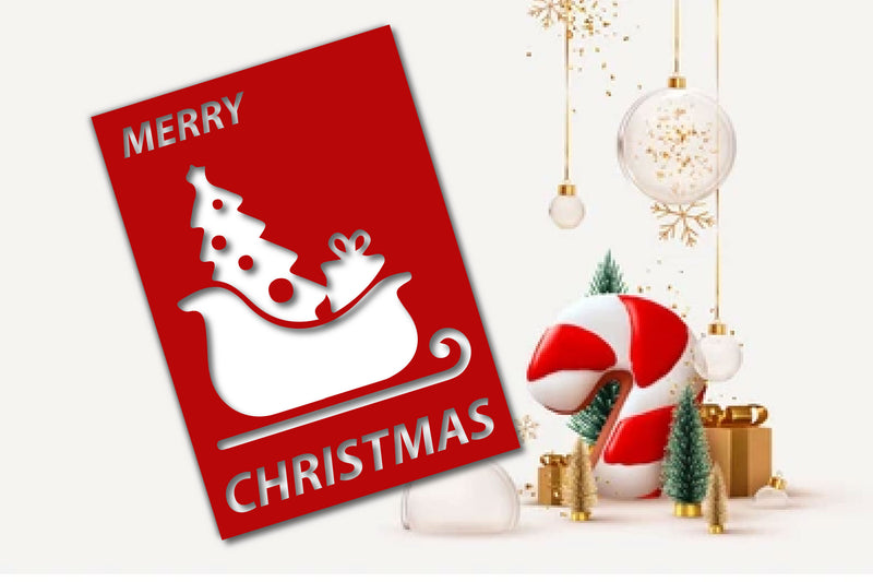 Merry Christmas Card SVG Bundle 2 - CraftNest - Digital Crafting and Art