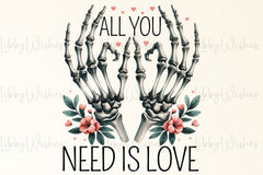 Skeleton Valentine's Day Clipart Bundle 1 - CraftNest - Digital Crafting and Art