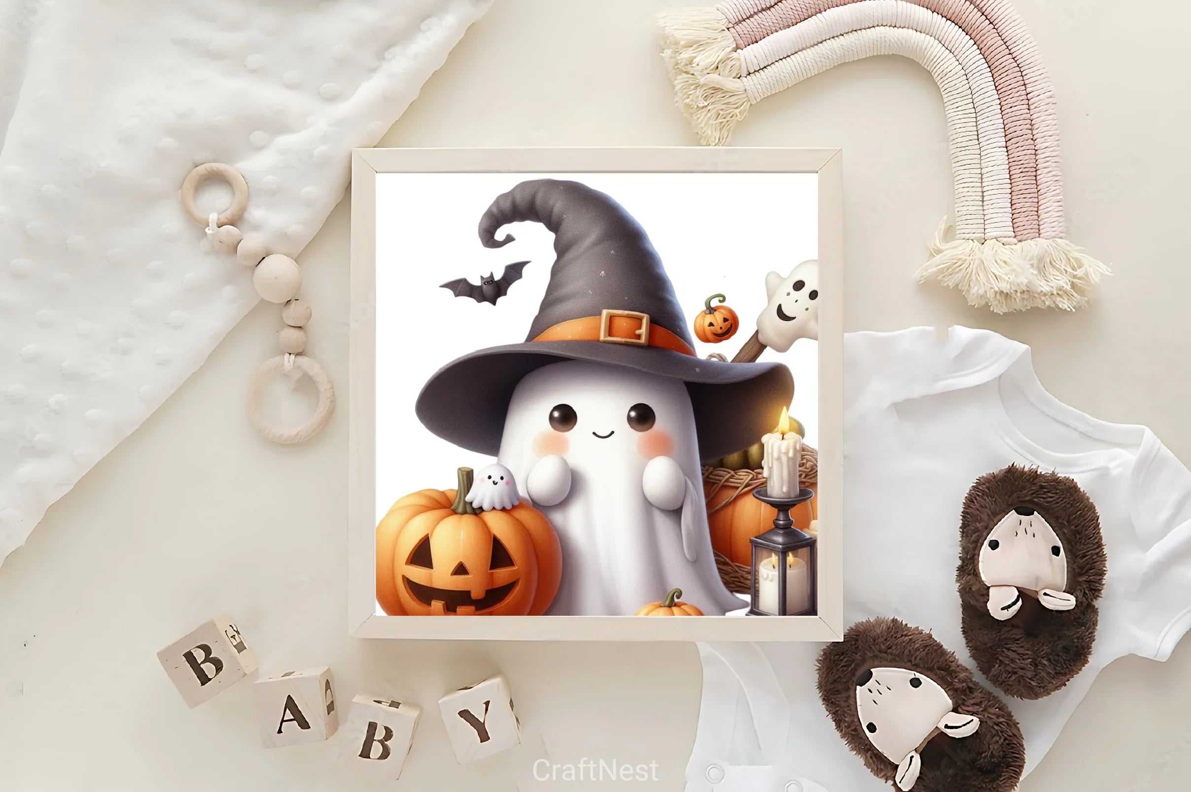 Spooky Ghost Halloween Clipart Bundle - CraftNest - Digital Crafting and Art