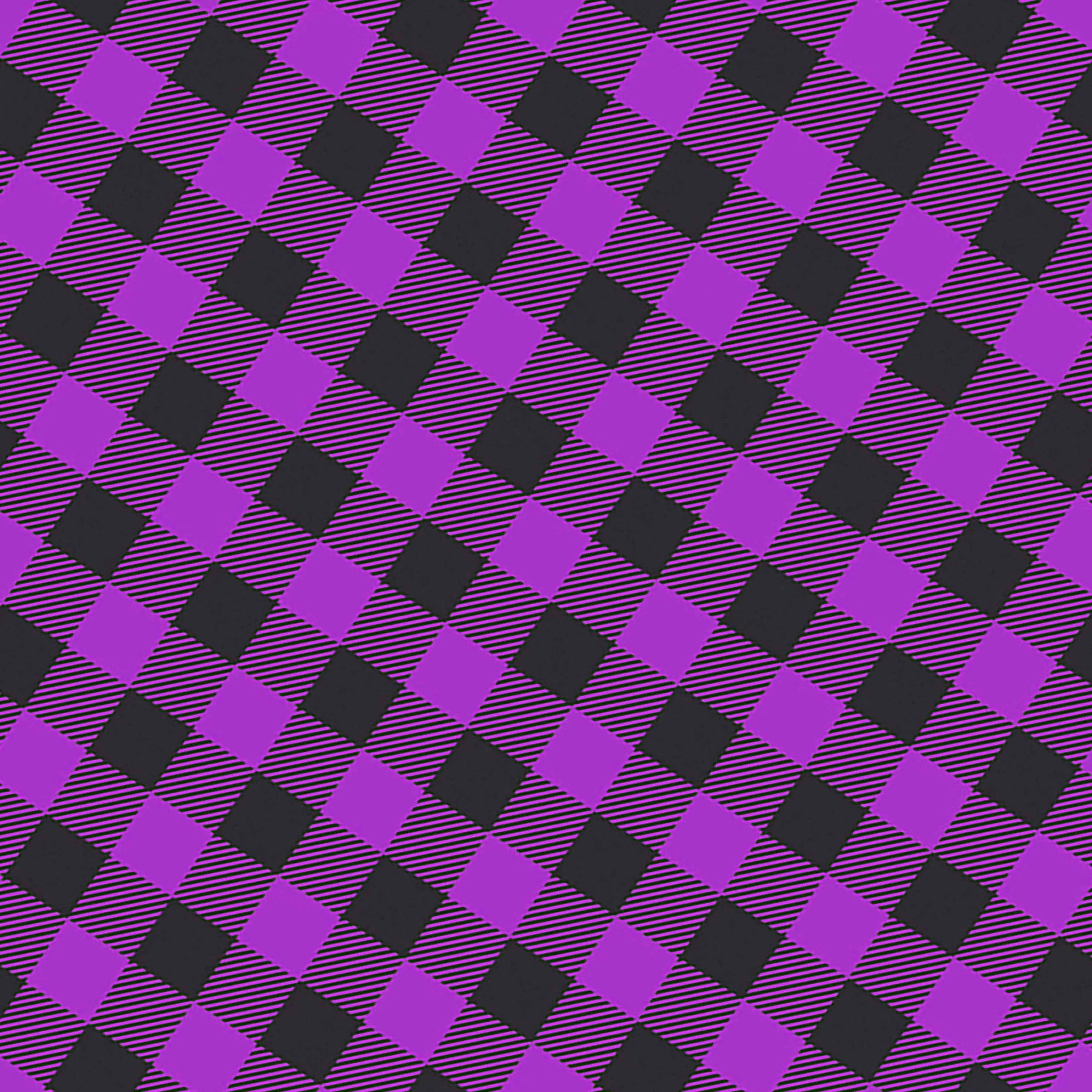 Halloween Plaid Seamless Digital Paper - CraftNest - Digital Crafting and Art