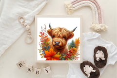 Autumn Highland Cows Clipart Bundle - CraftNest - Digital Crafting and Art