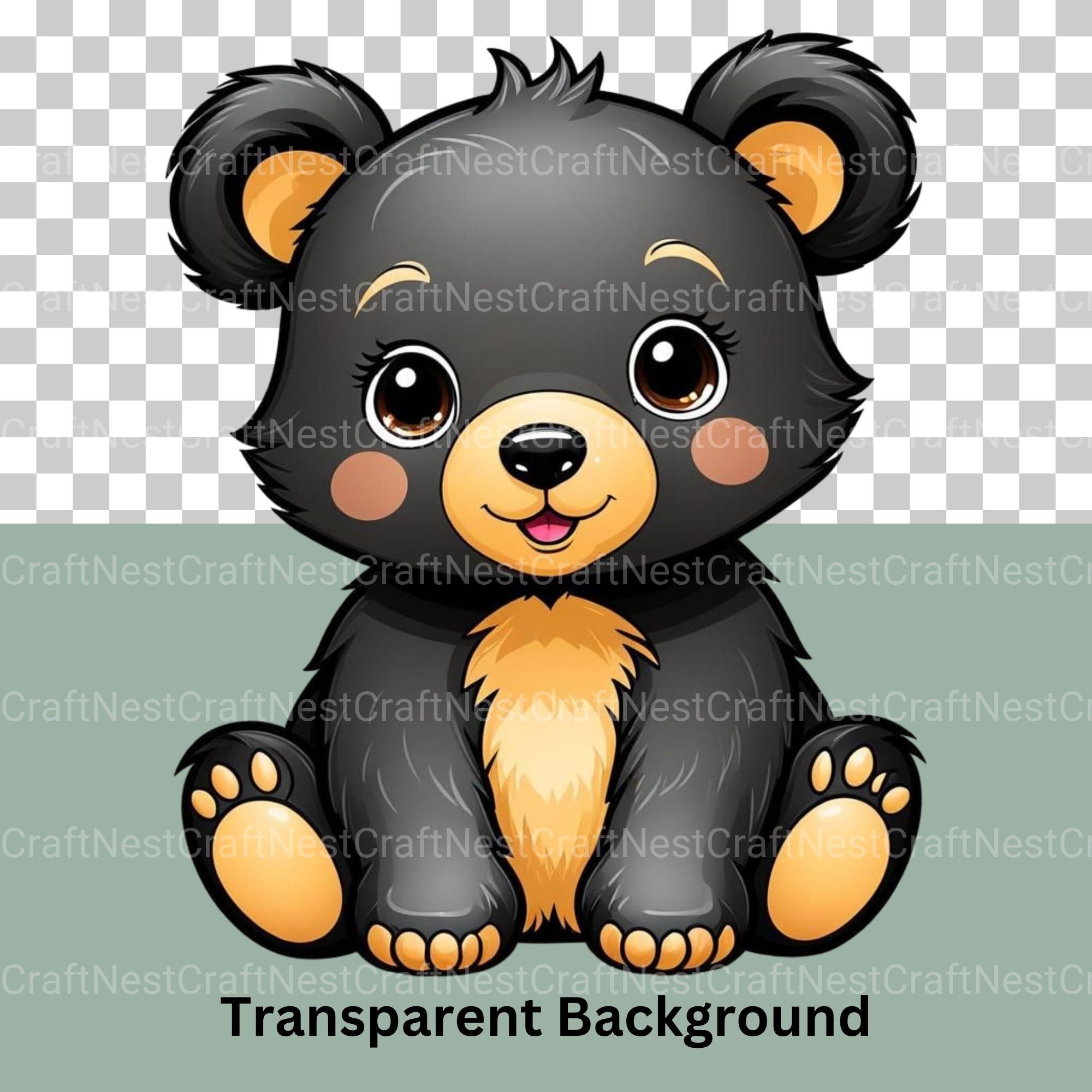 Kawaii Baby Animals Clipart Bundle - CraftNest - Digital Crafting and Art