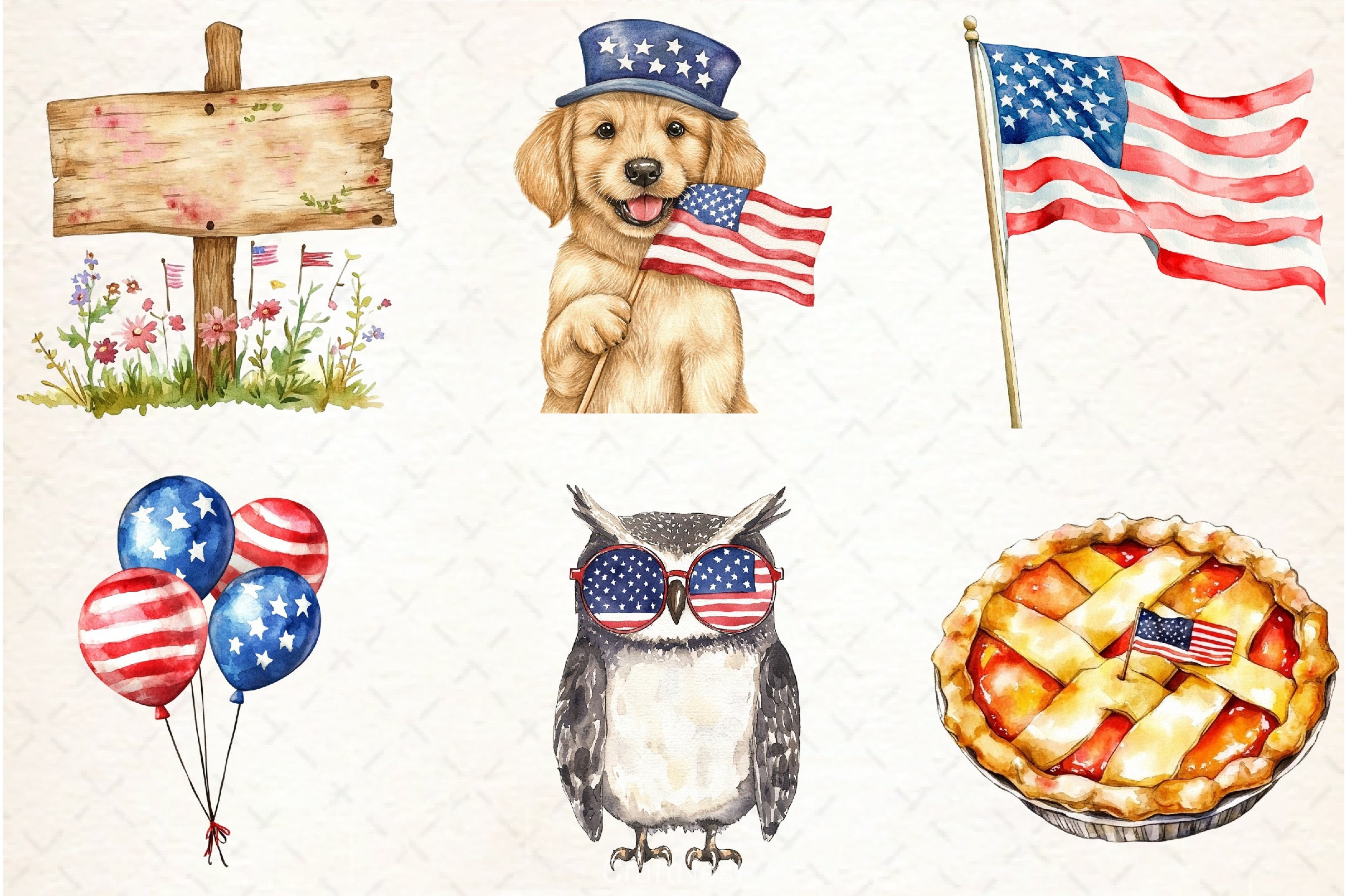 4th of July Clipart Bundle 15 - CraftNest - Digital Crafting and Art