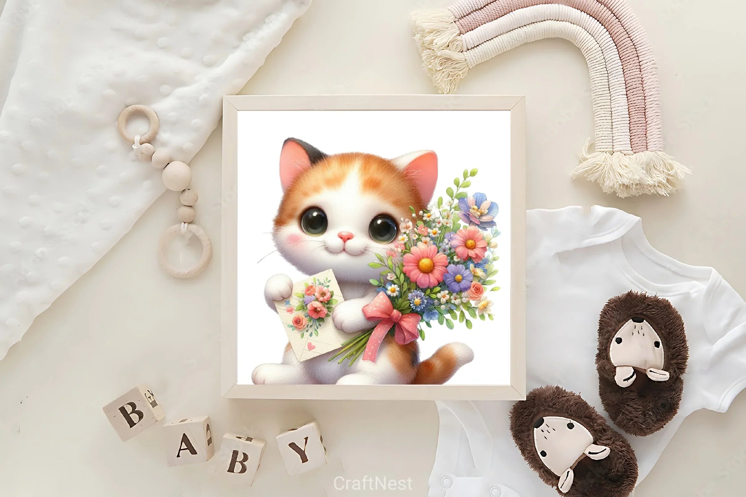 Cute Baby Cat Clipart Bundle 1 - CraftNest - Digital Crafting and Art
