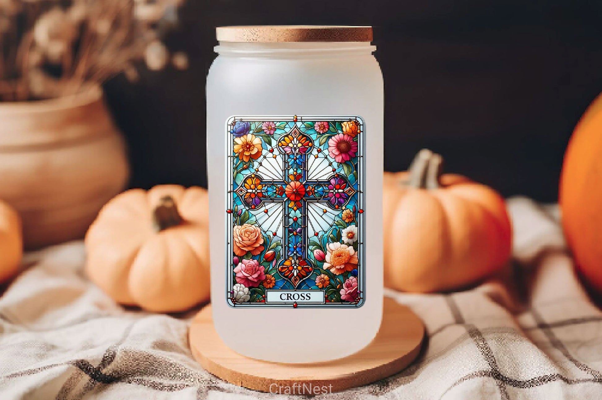 Stained Glass Cross Tarot Card Clipart Bundle 2 - CraftNest - Digital Crafting and Art