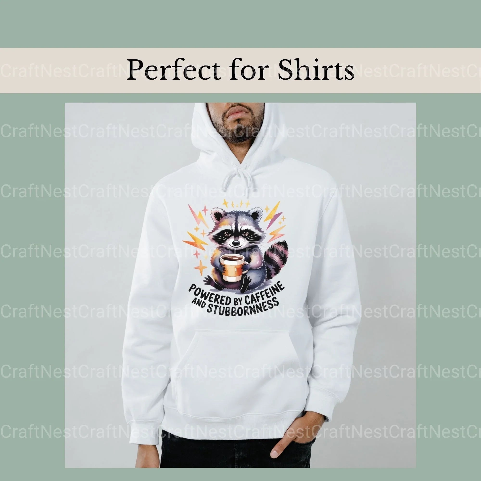 Raccoon Stubborn Shirt Clipart Bundle - CraftNest - Digital Crafting and Art