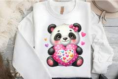 Valentine's Day Love Panda Clipart Bundle - CraftNest - Digital Crafting and Art