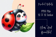Happy Ladybug Clipart Bundle 2 - CraftNest - Digital Crafting and Art
