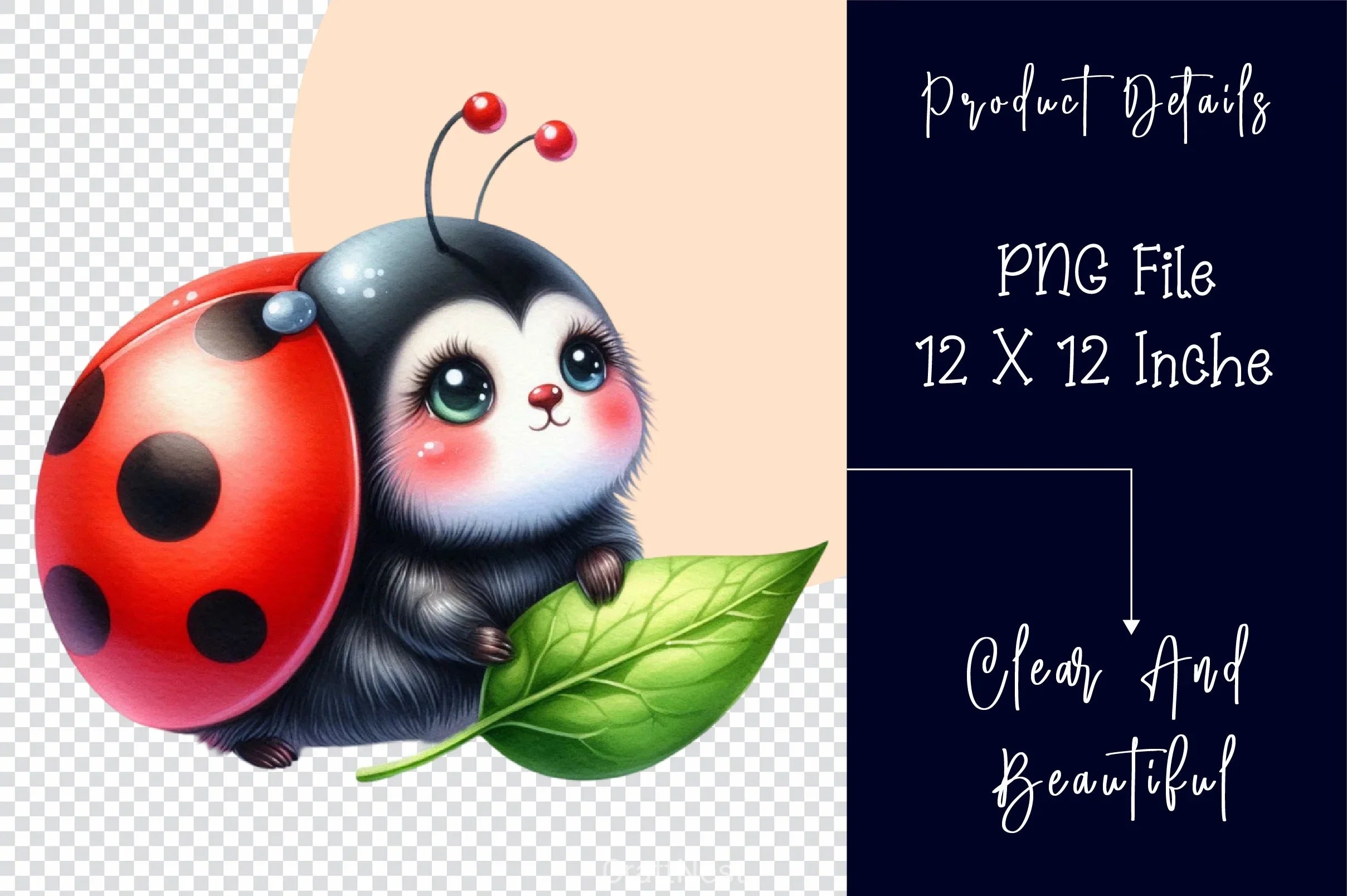 Happy Ladybug Clipart Bundle 2 - CraftNest - Digital Crafting and Art