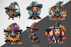 Halloween Cute Dog Clipart Bundle - CraftNest - Digital Crafting and Art
