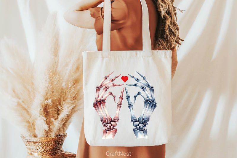 Valentine's Day Skeleton Clipart Bundle - CraftNest - Digital Crafting and Art