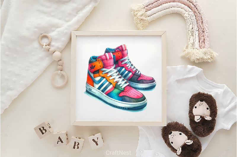 Sneakers Clipart Bundle 2 - CraftNest - Digital Crafting and Art