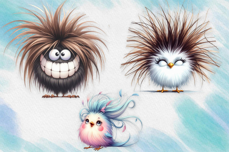 Funny Bird Funny Bird Clipart Bundle - CraftNest - Digital Crafting and Art