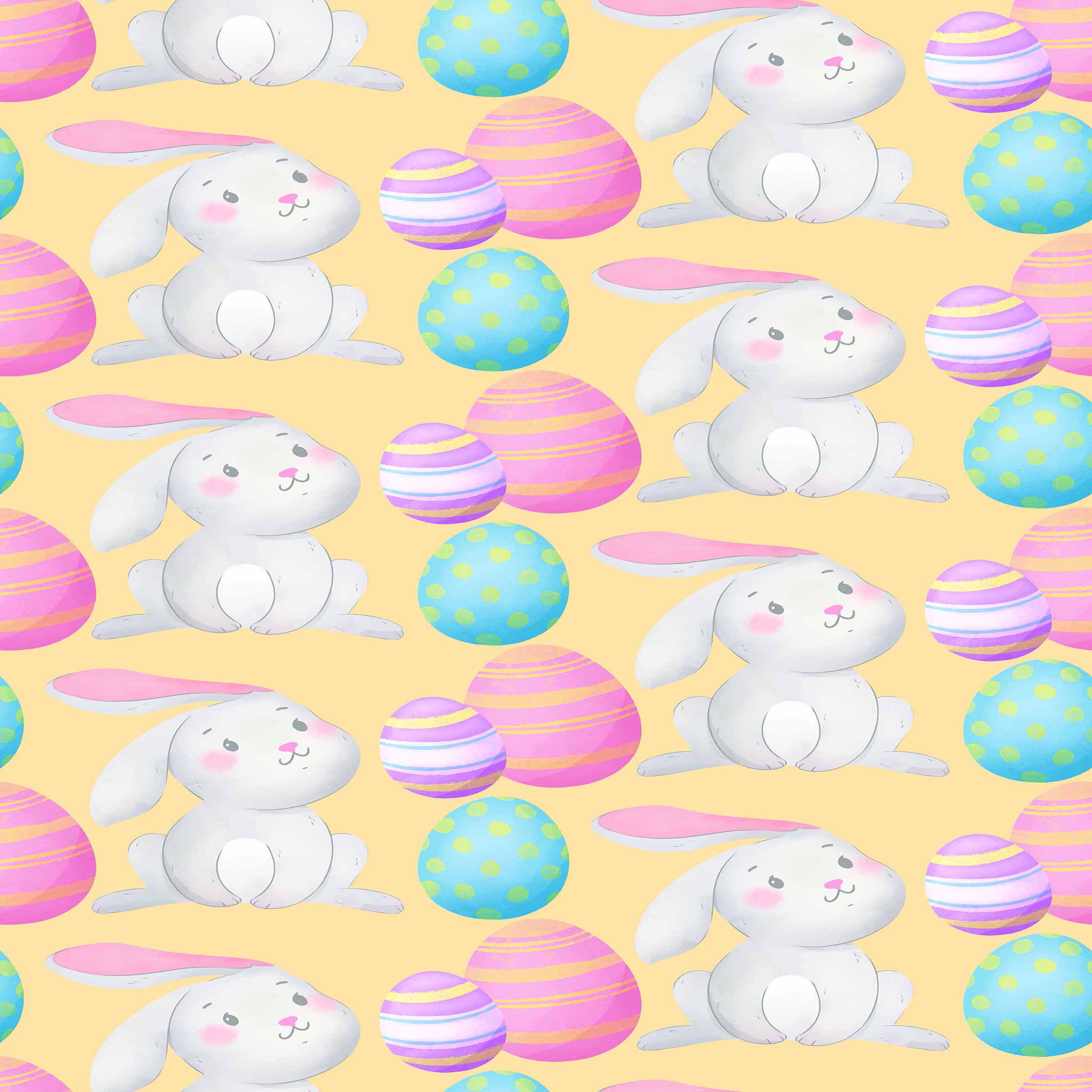 Watercolor Easter Seamless Digital Paper - CraftNest - Digital Crafting and Art