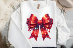 Christmas Red Coquette Bow Clipart Bundle - CraftNest - Digital Crafting and Art