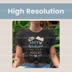 My Weekend Is Booked Clipart Bundle - CraftNest - Digital Crafting and Art