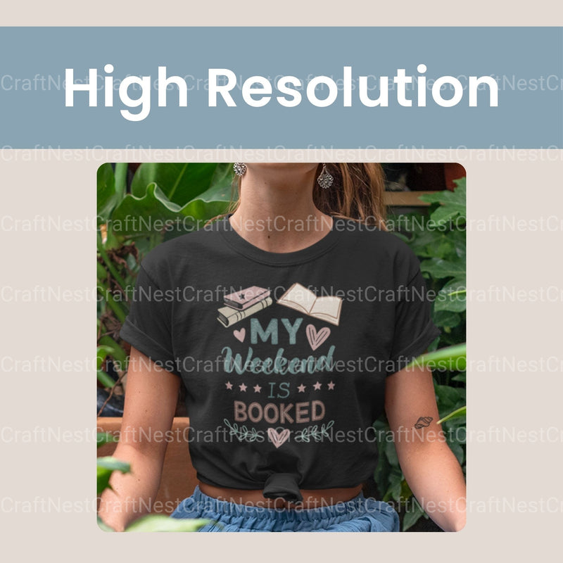 My Weekend Is Booked Clipart Bundle - CraftNest - Digital Crafting and Art