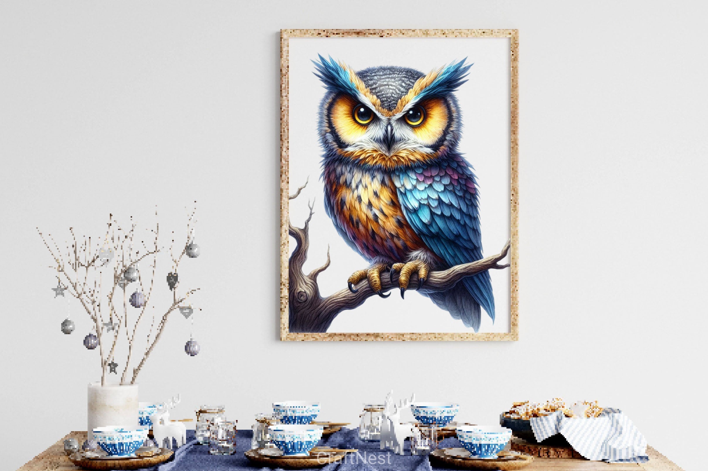 Halloween Owl Gothic Owl Clipart Bundle - CraftNest - Digital Crafting and Art