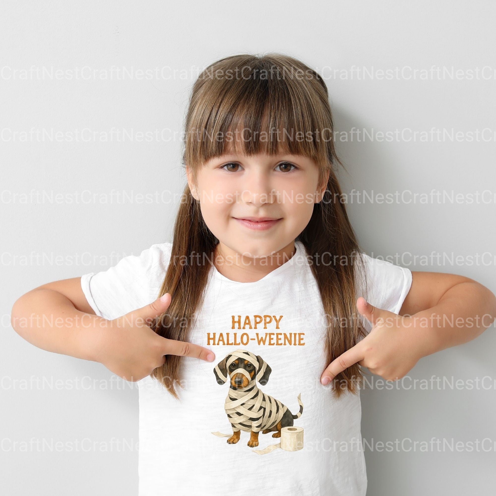 Dachshund Mummy Halloween Clipart Bundle - CraftNest - Digital Crafting and Art