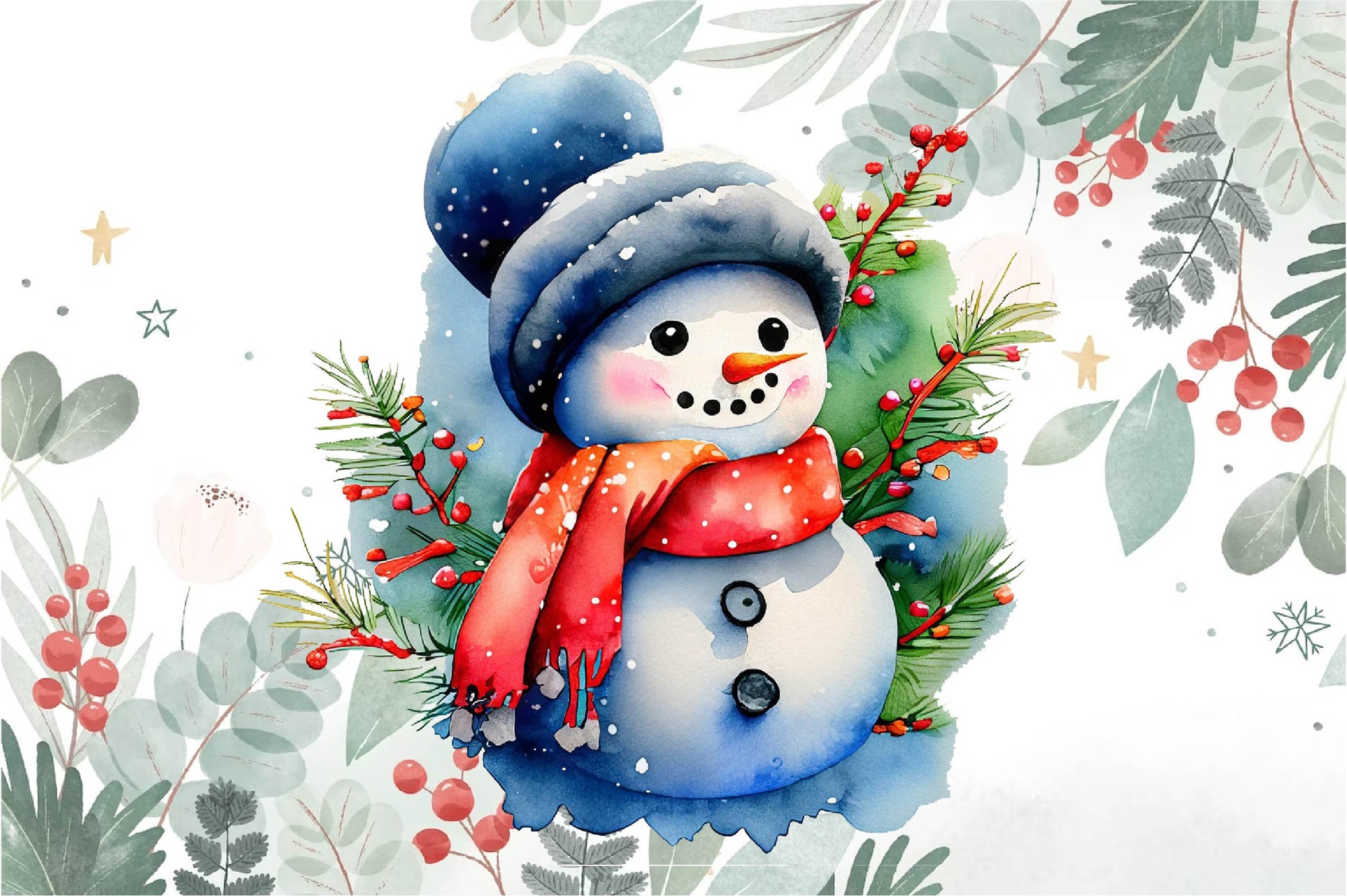 Snowman Clipart Bundle 1 - CraftNest - Digital Crafting and Art