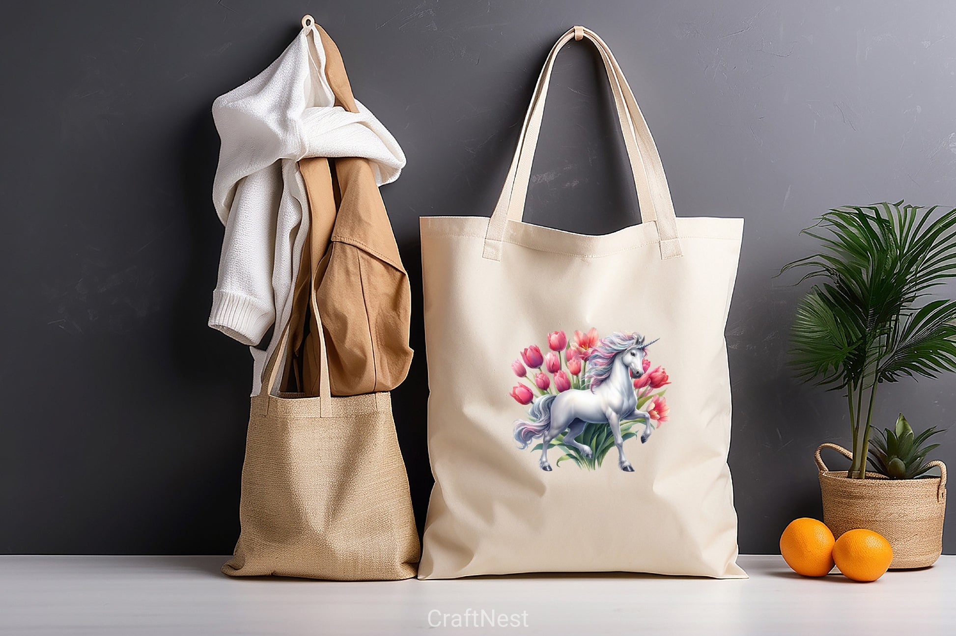 Floral Unicorn Clipart Bundle - CraftNest - Digital Crafting and Art