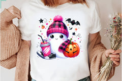 Cute Ghost Cute Halloween Clipart Bundle 17 - CraftNest - Digital Crafting and Art