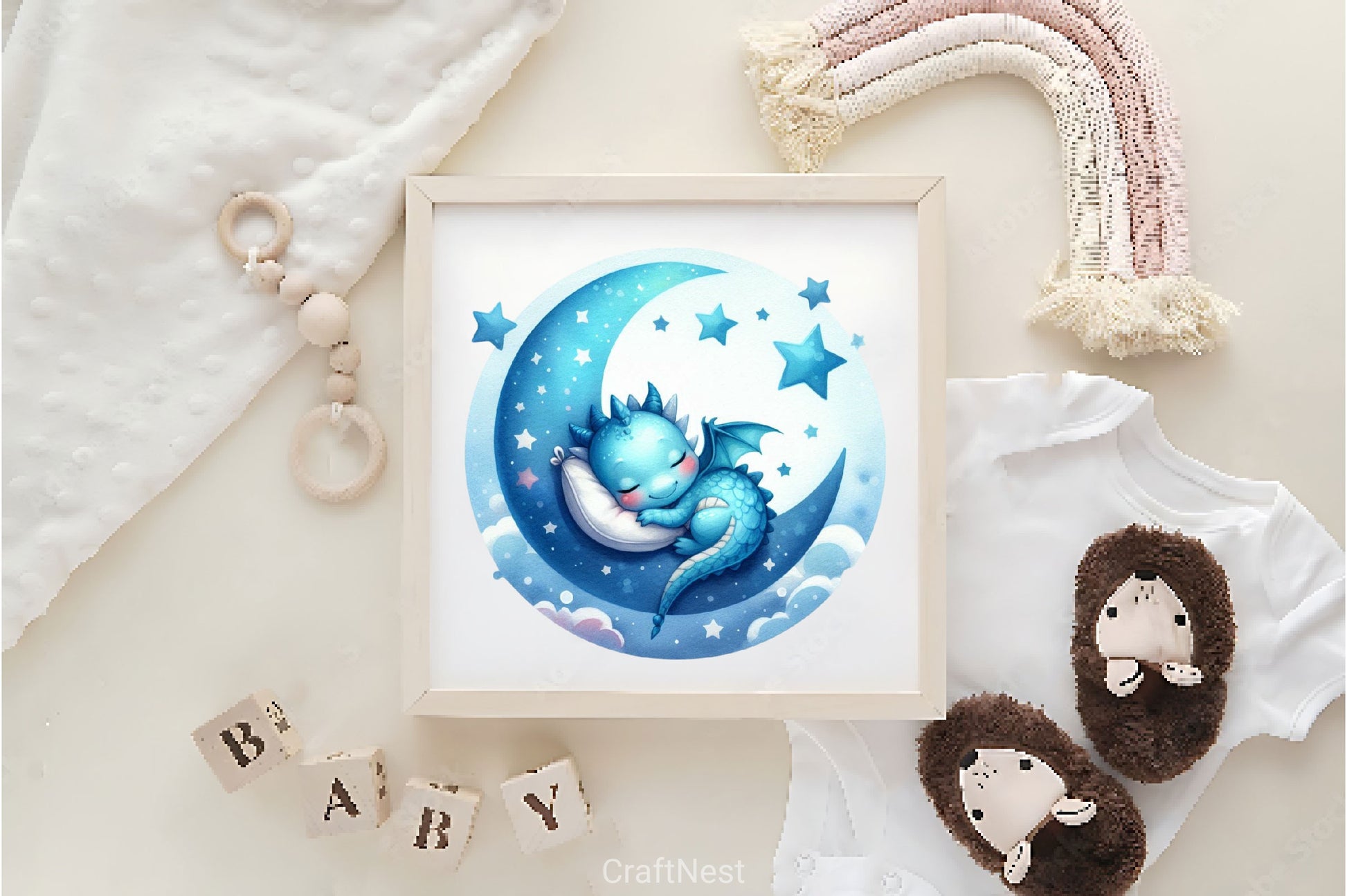 Cute Sleeping Baby Animals Clipart Bundle - CraftNest - Digital Crafting and Art