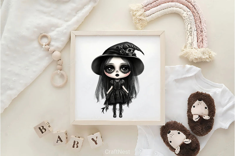 Halloween Scary Doll Clipart Bundle - CraftNest - Digital Crafting and Art