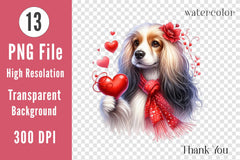 Cute Valentine Dogs Clipart Bundle - CraftNest - Digital Crafting and Art