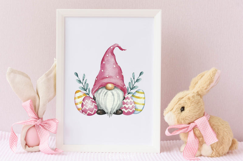 Easter Gnome Clipart Bundle 8 - CraftNest - Digital Crafting and Art