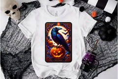 Raven Bird Tarot Card Clipart Bundle 13 - CraftNest - Digital Crafting and Art