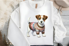 Christmas Jack Russell Terrier Clipart Bundle - CraftNest - Digital Crafting and Art