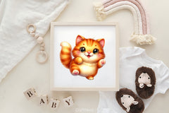 Funny Orange Cat Clipart Bundle - CraftNest - Digital Crafting and Art