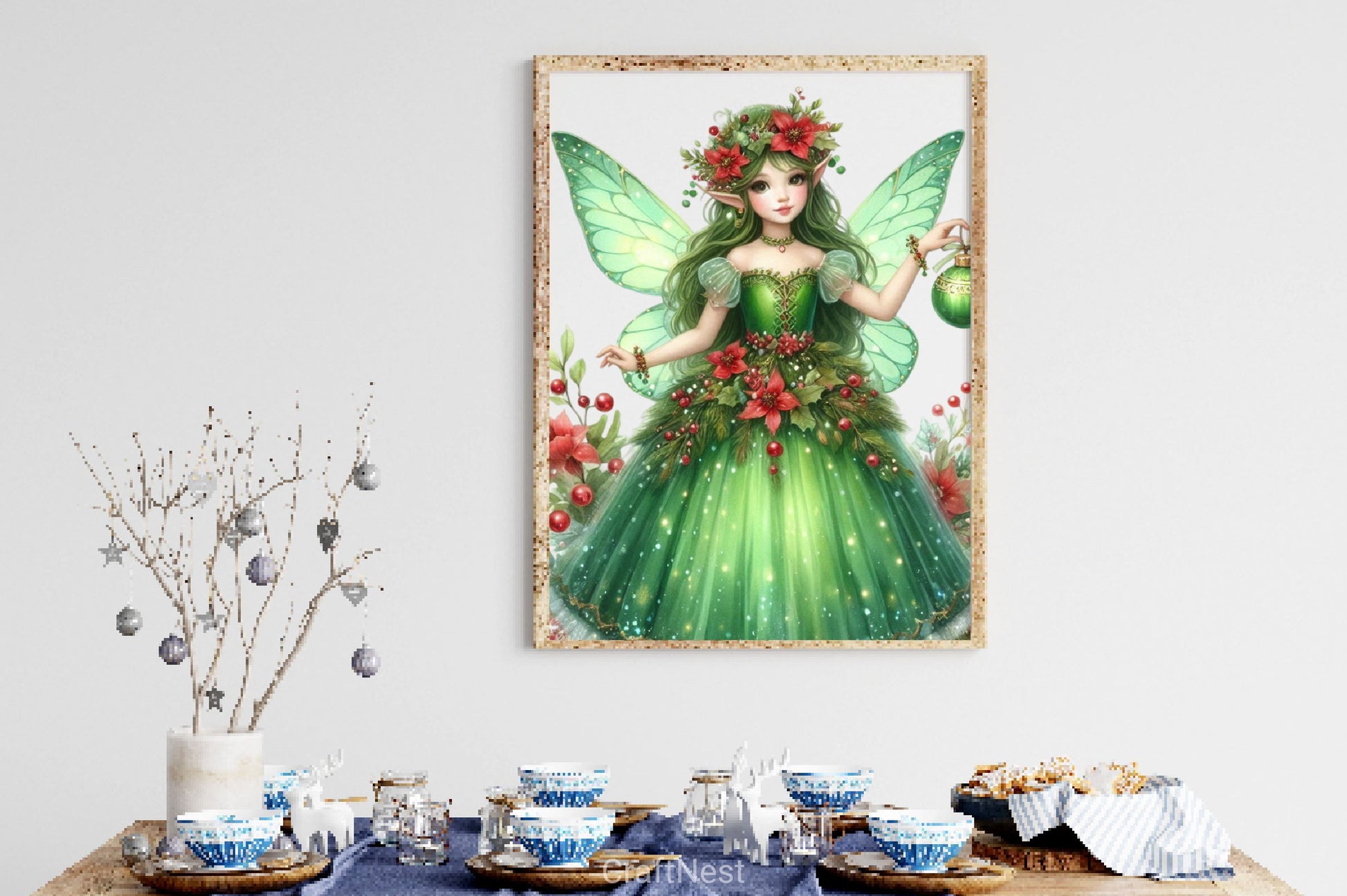 Green Christmas Clipart Bundle 5 - CraftNest - Digital Crafting and Art