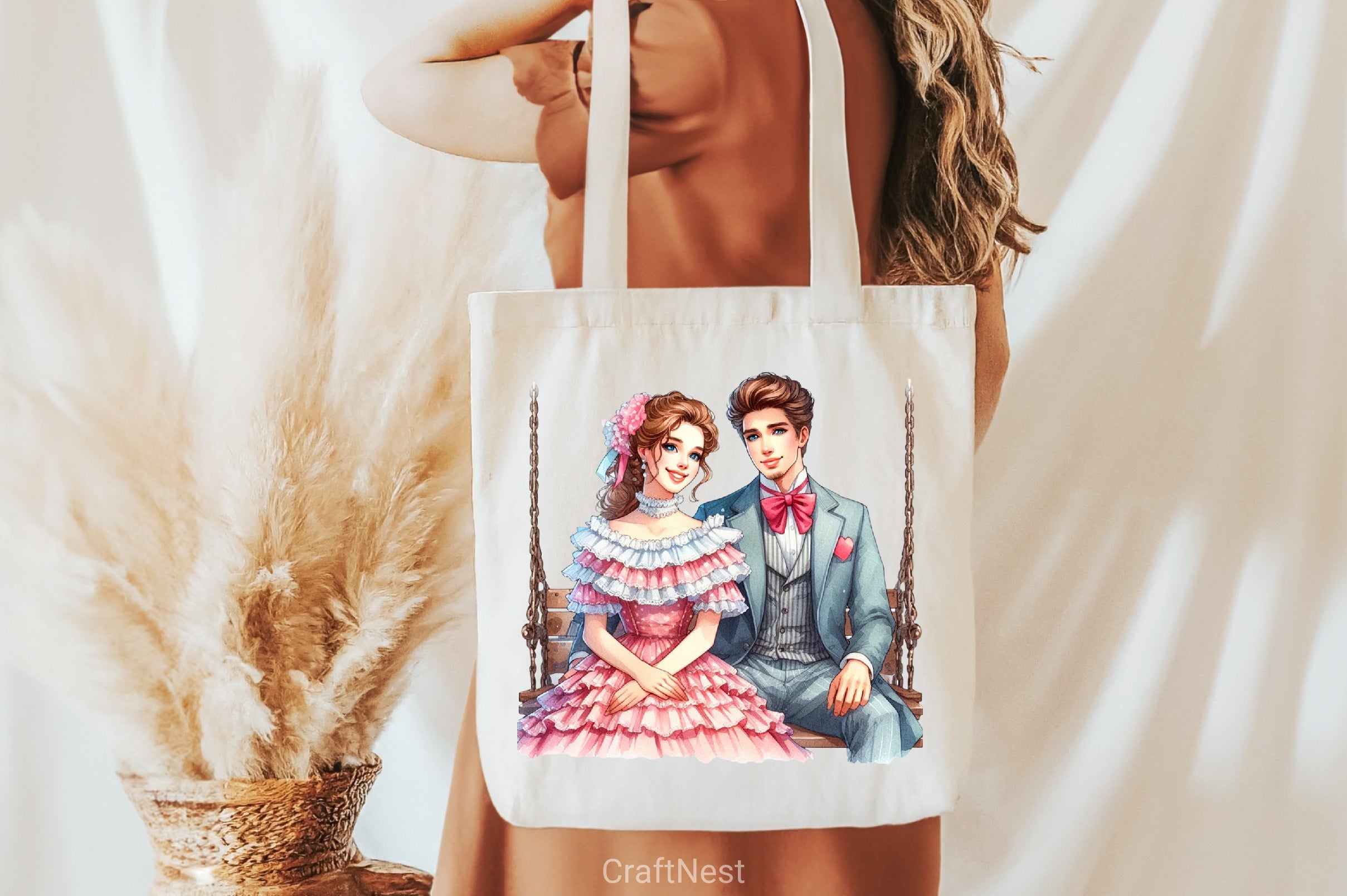 Valentine Romantic Couple Clipart Bundle 6 - CraftNest - Digital Crafting and Art