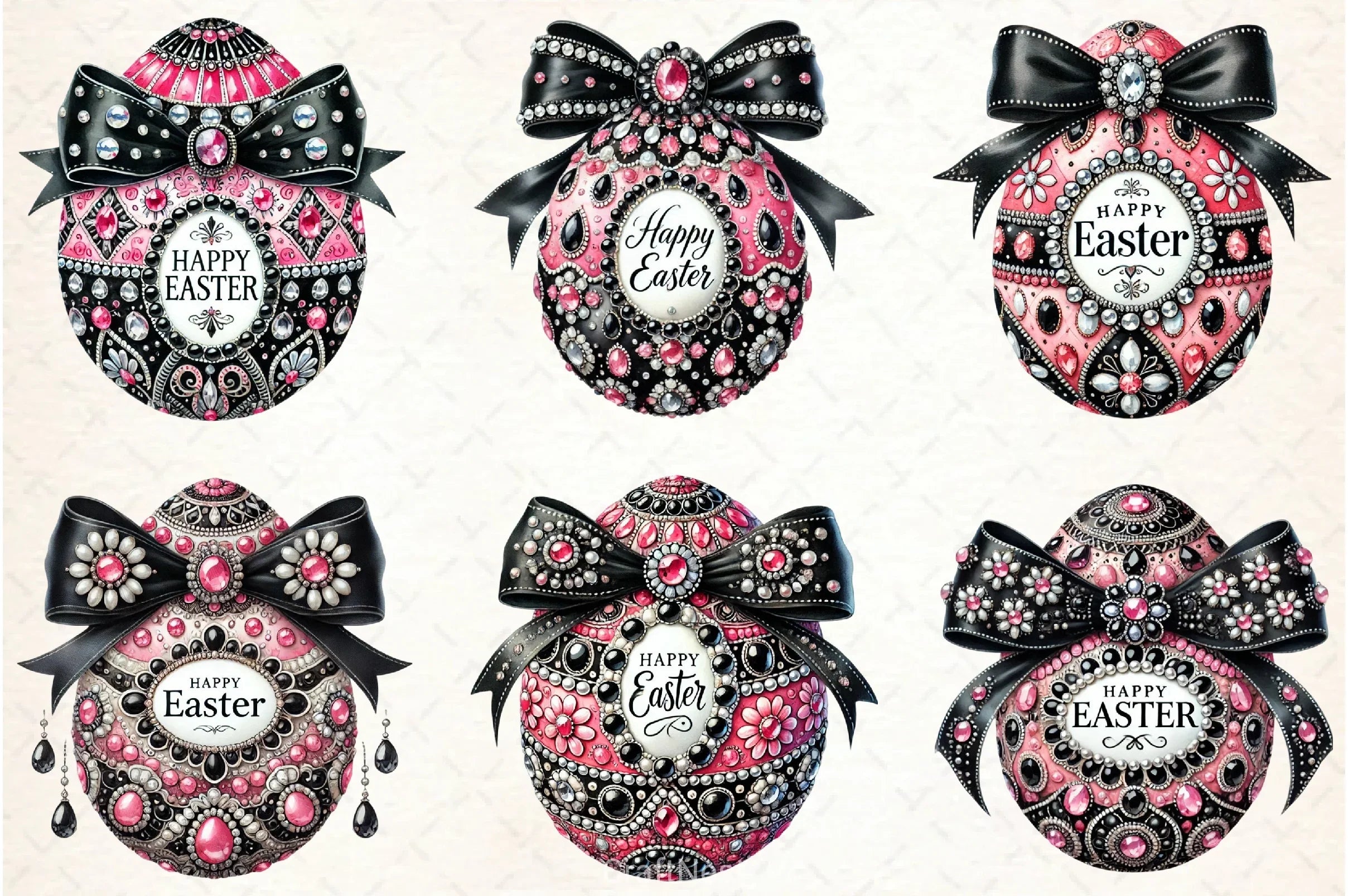 Easter Egg Clipart Bundle - CraftNest - Digital Crafting and Art