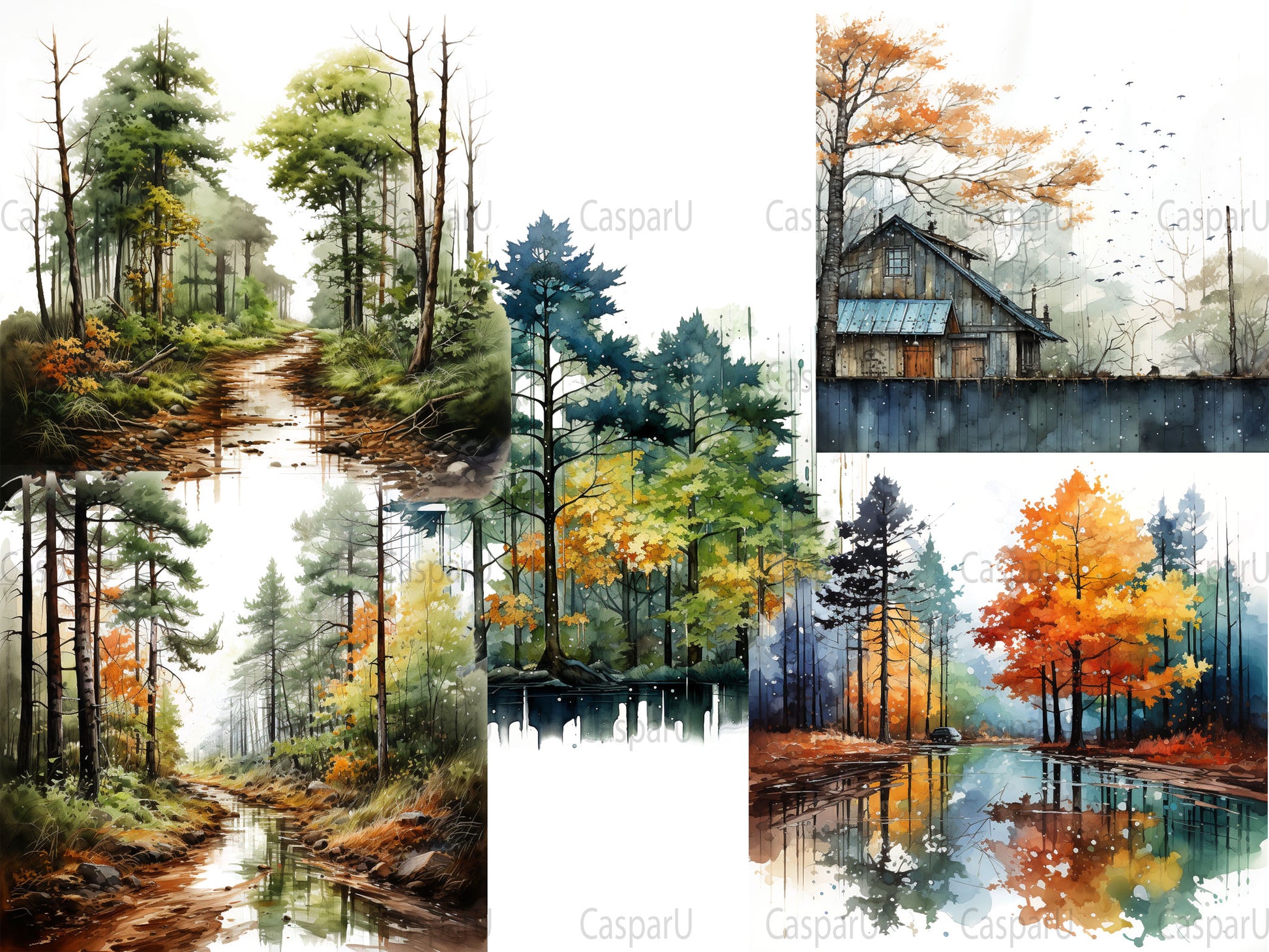 Rainy Fall Days Clipart - CraftNest