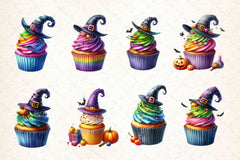 Halloween Cupcake Clipart Bundle 2 - CraftNest - Digital Crafting and Art