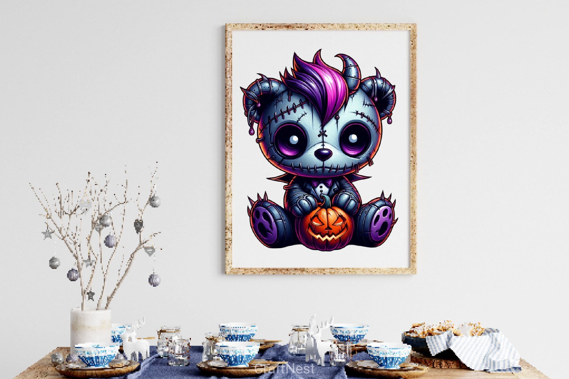 Halloween Scary Teddy Bear Clipart Bundle 2 - CraftNest - Digital Crafting and Art