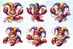 Mardi Gras Crawfish Clipart Bundle 2 - CraftNest - Digital Crafting and Art