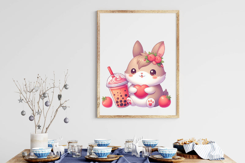 Cute Animals In Cup Clipart Bundle - CraftNest - Digital Crafting and Art