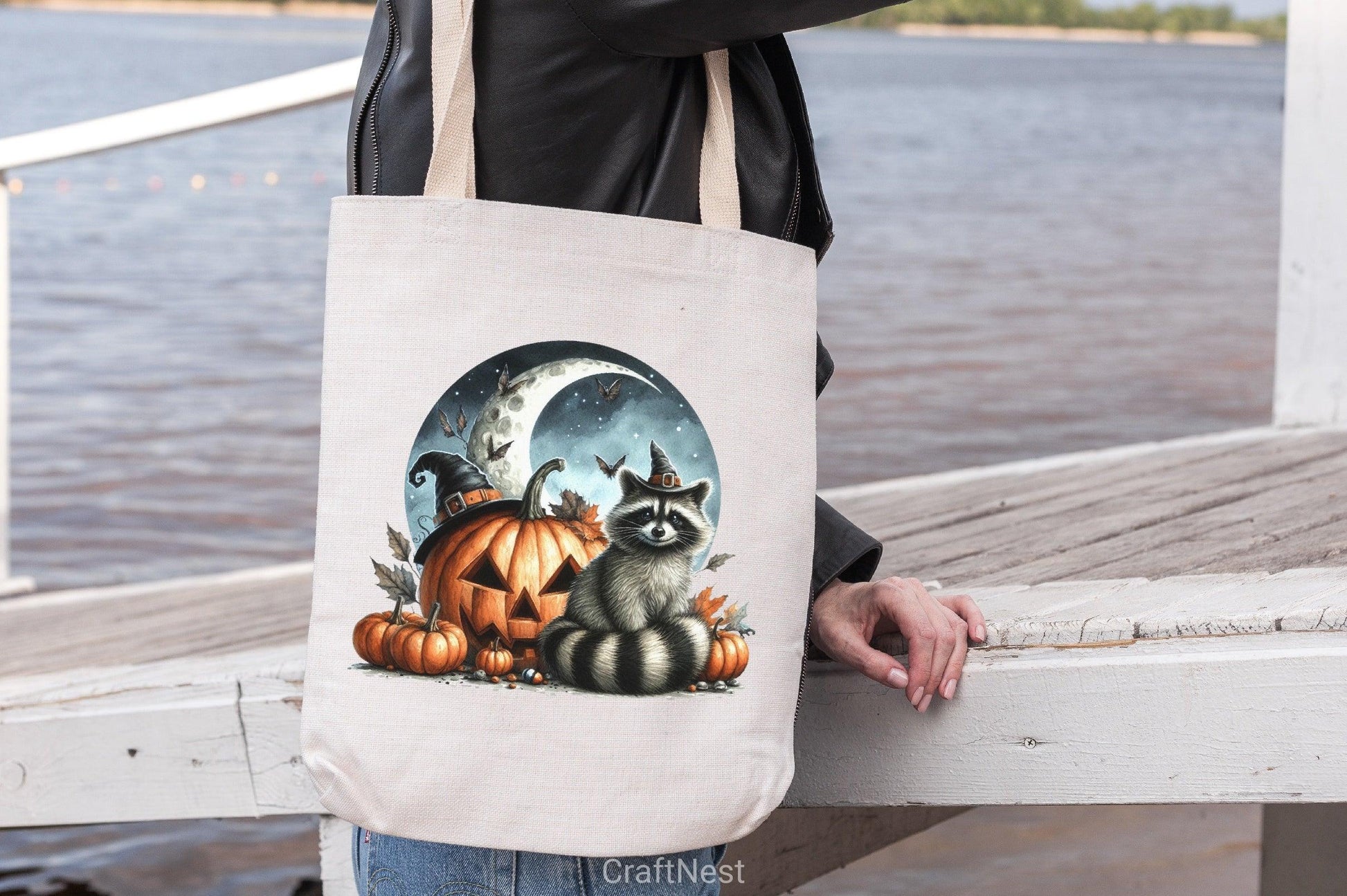 Halloween Raccoon Clipart Bundle 6 - CraftNest - Digital Crafting and Art