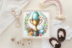 Easter Egg Trophy Clipart Bundle - CraftNest - Digital Crafting and Art