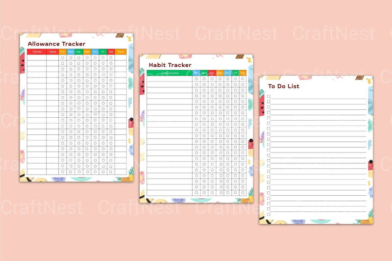 Kids Task Chore Chart for Easy Organization - CraftNest - Digital Crafting and Art