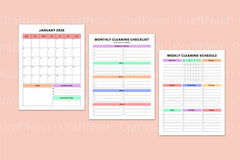 Decluttering and Cleaning Organizer KDP - CraftNest - Digital Crafting and Art
