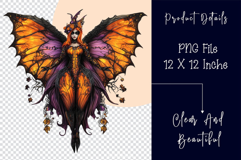 Halloween Fairy Gothic Fairy Clipart Bundle - CraftNest - Digital Crafting and Art